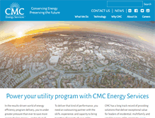 Tablet Screenshot of cmcenergy.com